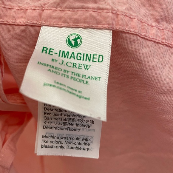 J. Crew Pink Pajama Set Shorts/Short Sleeve. Large - Picture 10 of 10